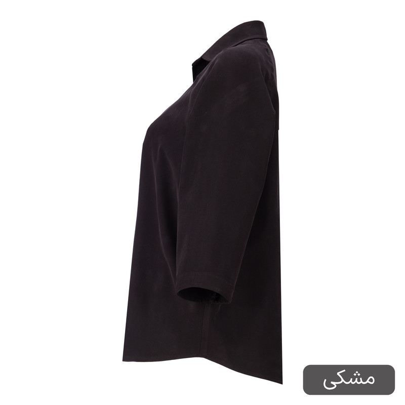 شومیز آستین بلند یقه برگردان زنانه مدل مدیسا کد 2569