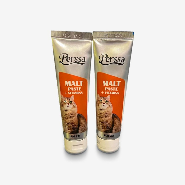 خمیر مالت گربه پرسا مدل MALT PASTE VITAMINS وزن 200 گرم بسته 2 عددی