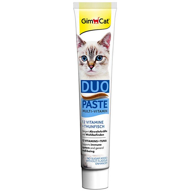 خمیر مولتی ویتامین جیم کت مدل Duo Paste ماهی تن وزن 50 گرم