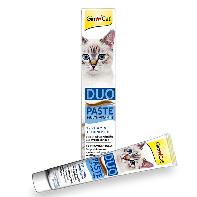 خمیر مولتی ویتامین جیم کت مدل Duo Paste ماهی تن وزن 50 گرم