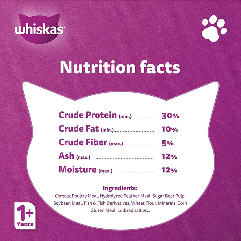 غذای خشک گربه بالغ ویسکاس مدل Dry Cat Food با طعم ماهی تن وزن 7 کیلوگرم