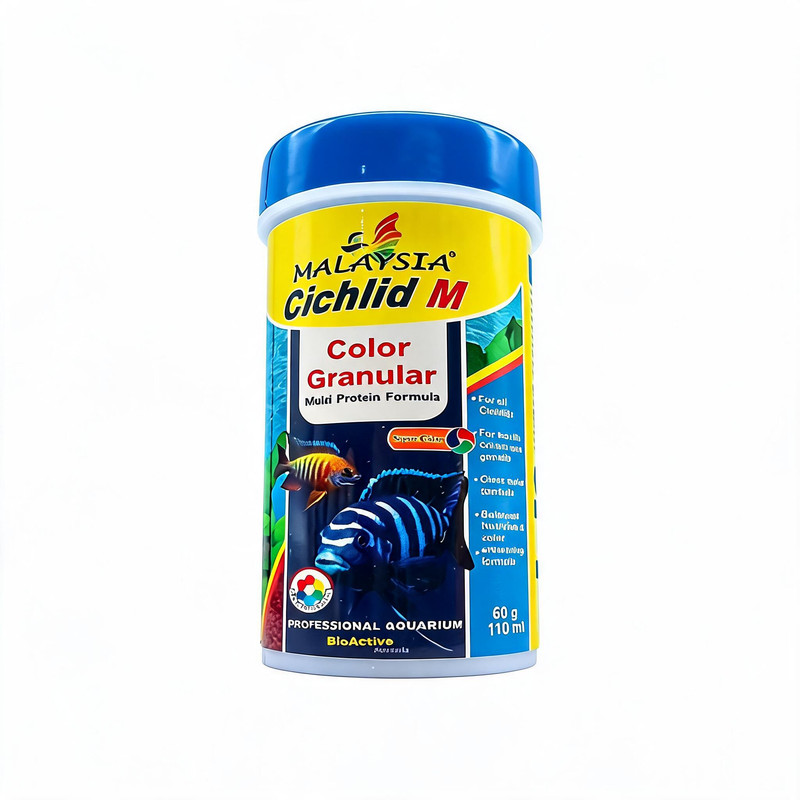 غذای ماهی مالزی مدل Cichlid M وزن 60 گرم