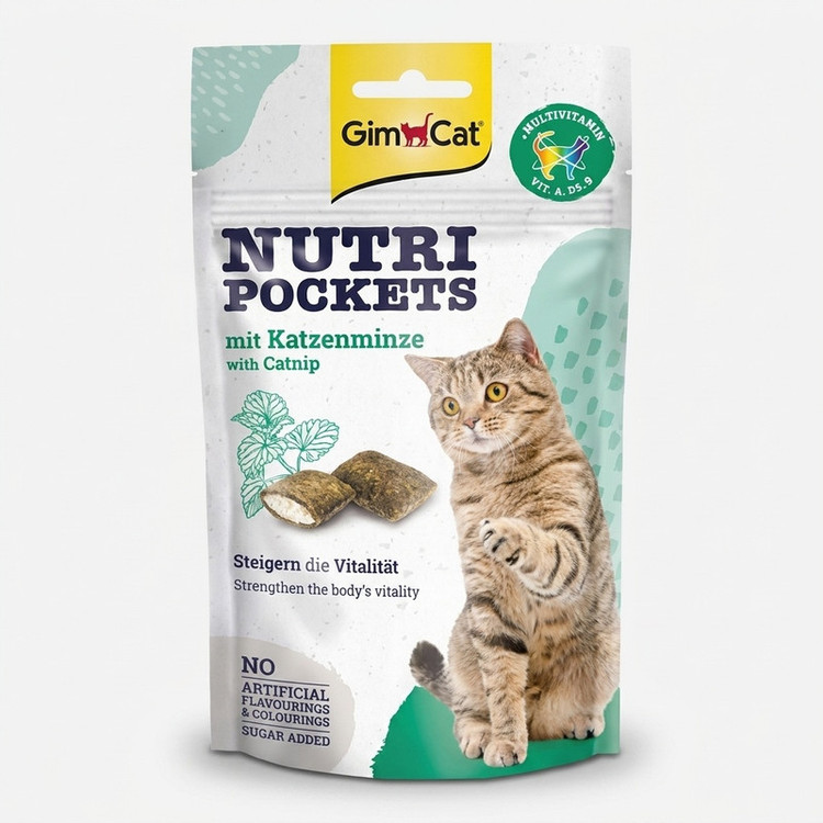 تشویقی گربه جیم کت مدل CATNIP وزن 60 گرم