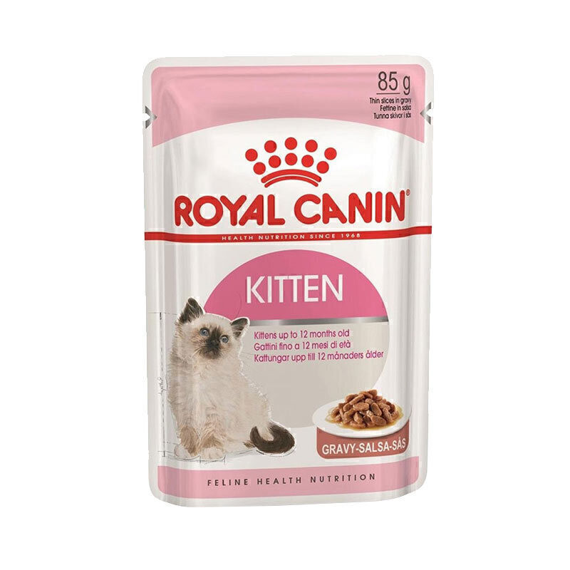 غذای خشک و پوچ بچه گربه رویال کنین مدل Kitten Pack با طعم مرغ وزن 3500 گرم