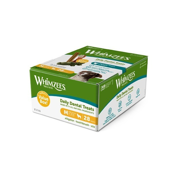تشویقی سگ ویمزس مدل Variety Value Box Medium Dogs طعم میوهای، سبزیجات وزن 840 گرم