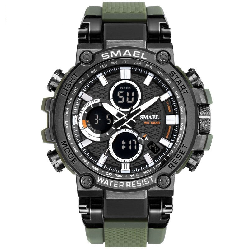 ساعت مچی عقربهای کوارتز مردانه اس میل مدل 1803-army-gr