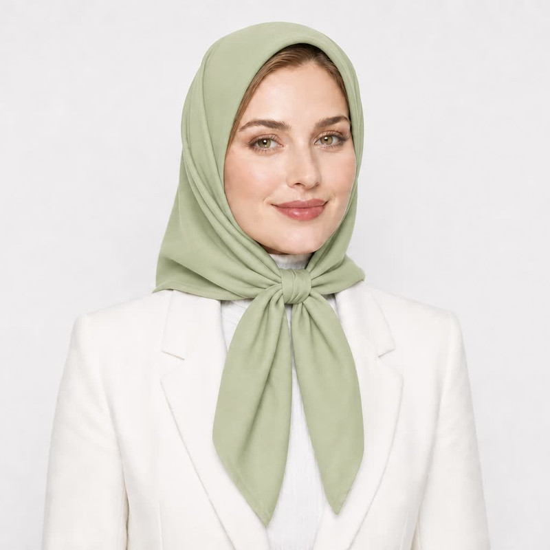 مینی اسکارف زنانه مدل نخی ساده کد E200