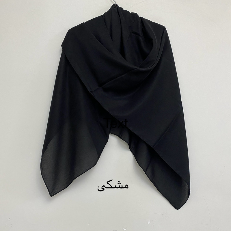 روسری زنانه مدل نخی چهارفصل قواره متوسط دور دوخت