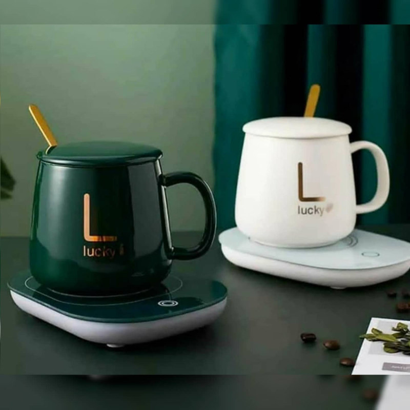 ماگ لاکی مدل Eco Energy به همراه صفحه گرم کن برقی