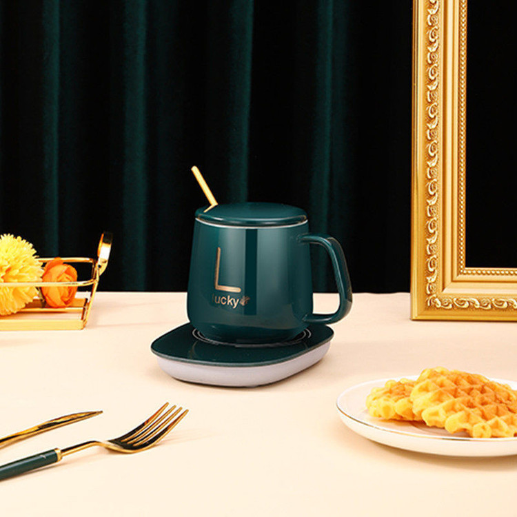 ماگ لاکی مدل Warmer Cup به همراه صفحه گرم کن برقی
