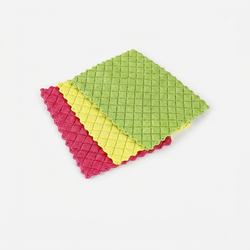 دستمال نظافت خانه و آشپزخانه بسته سه عددی مدل CL02