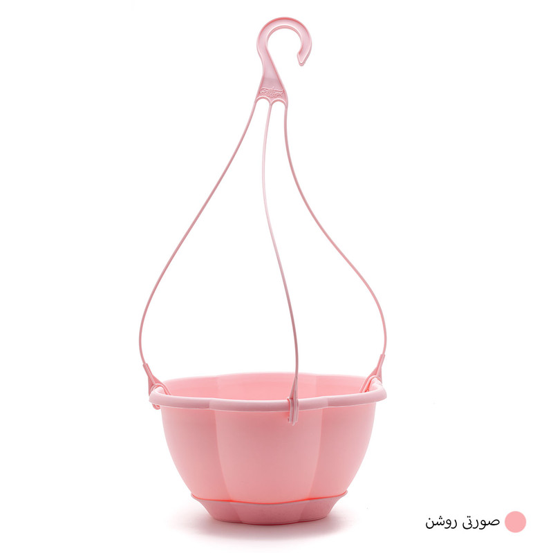 گلدان گل آذین مدل پلاستیکی آویز کد 325