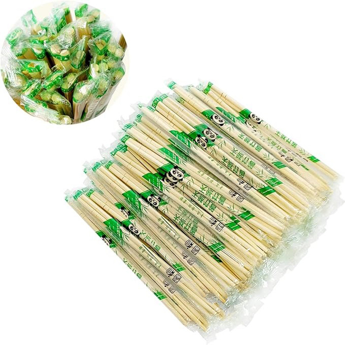 چوب غذا خوری یکبار مصرف مدل چاپستیک T100 بسته 100 عددی