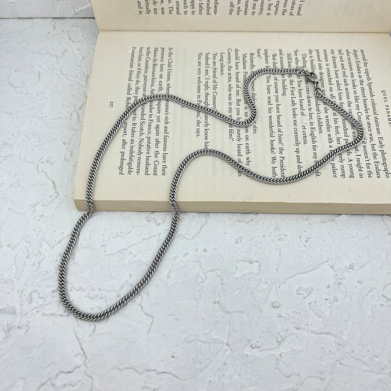 گردنبند مردانه مدل کارتی N4729