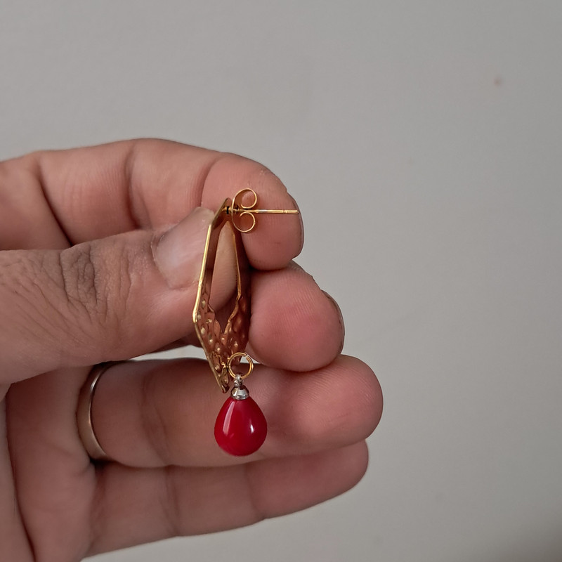 گوشواره میخی دخترانه مدل مروارید مجلسی Artcty3
