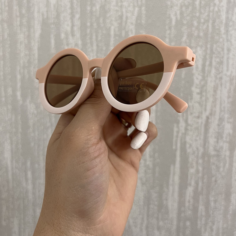 عینک آفتابی بچگانه مدل گرد فانتزی کد 2C WIT PIN
