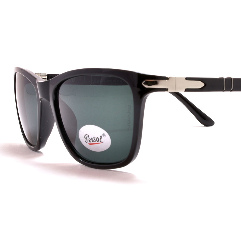 عینک آفتابی پرسول مدل GLOSSY-BLC-PO 9237