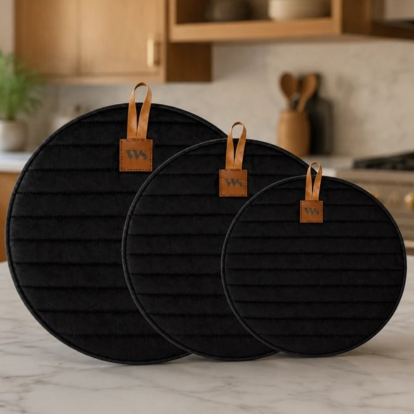 ست دمکنی دبلیو اِس مدل کتان کد TP305 بسته 3 عددی