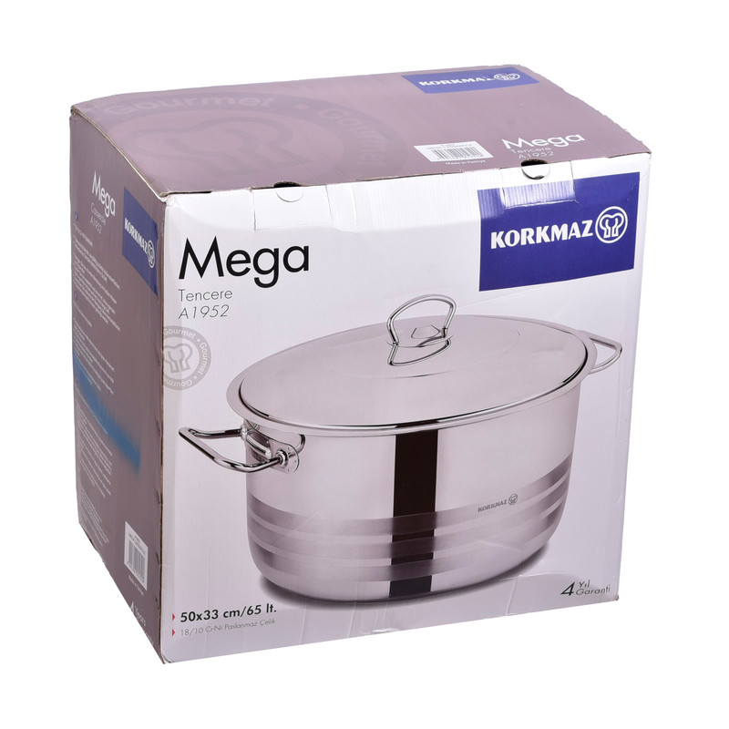 قابلمه استیل کرکماز مدل MEGA کد 1952 سایز 50