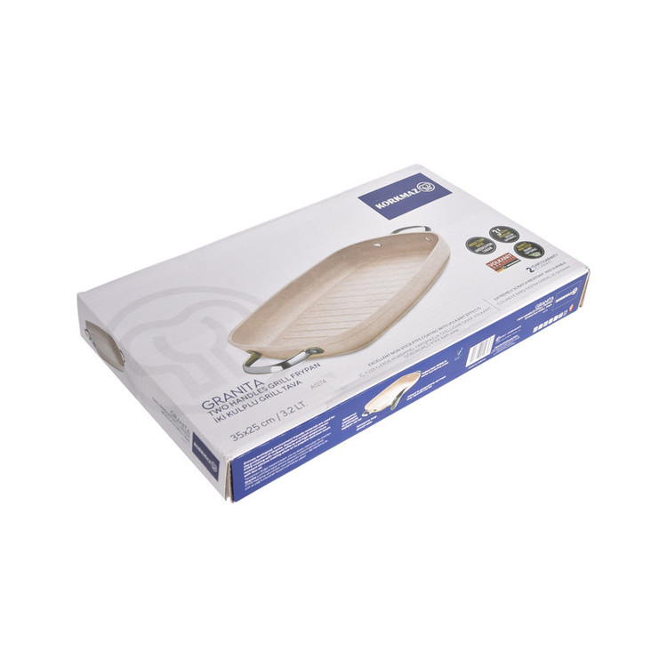 تابه ماهی گرانیت کرکماز مدل GRANITA کد 1274 سایز 35