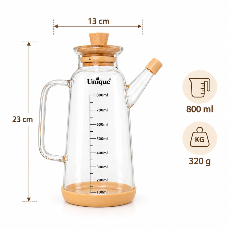 ظرف روغن یونیک کد 2066 گنجایش 800 میلی لیتر