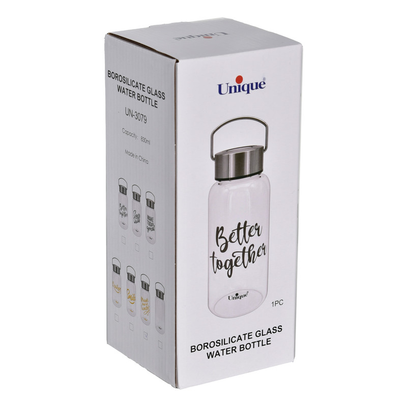 بطری یونیک طرح save water کد 3079