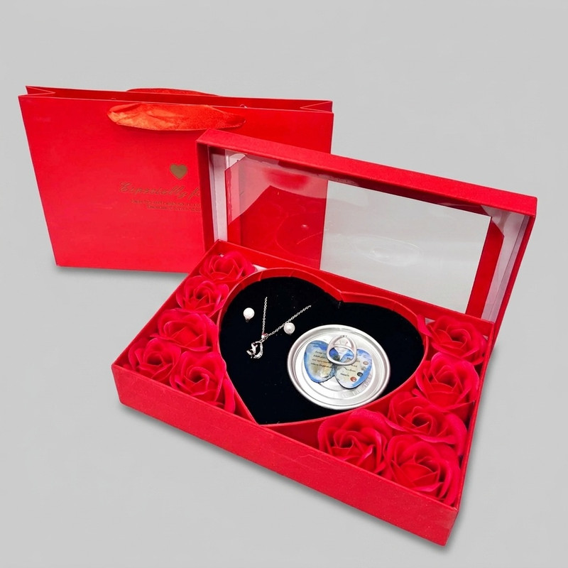 ست هدیه زنانه مدل مروارید عشق کد 01 مجموعه 5 عددی