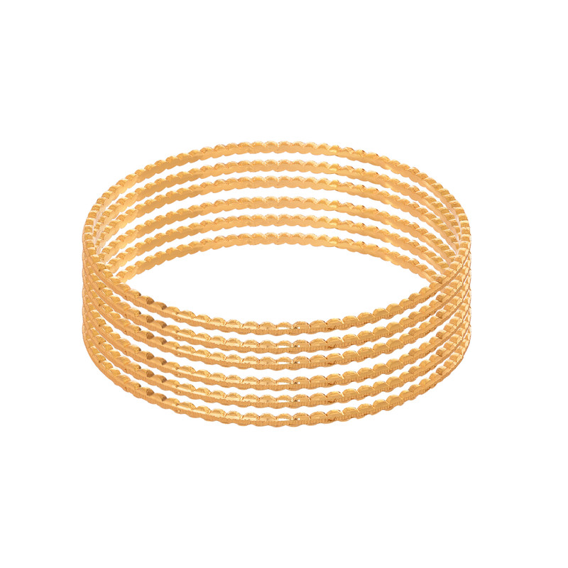 النگو زنانه کد AL1032_3 بسته 6 عددی