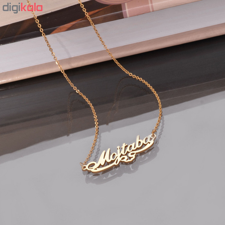 گردنبند مردانه طرح مجتبی کد GA1130