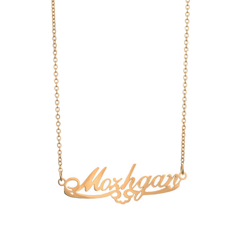 گردنبند زنانه طرح مژگان کد GA1136