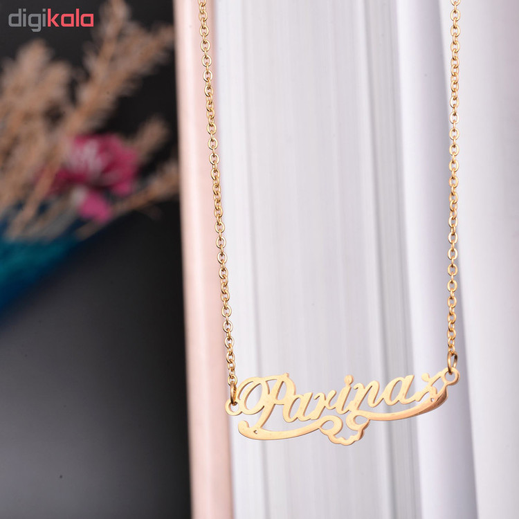 گردنبند زنانه طرح اپریناز کد GA1135