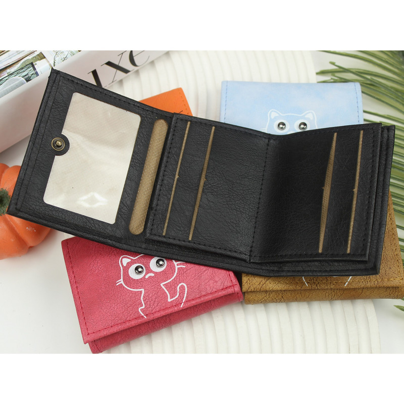 کیف پول زنانه مدل گربه کد KZD-0202