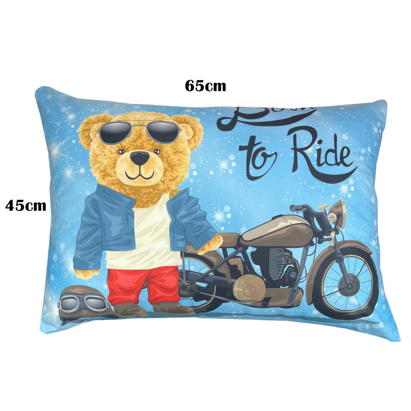 رو بالشی مدل خرس تدی کد ROB-0044 سایز 45*65 سانتی متر