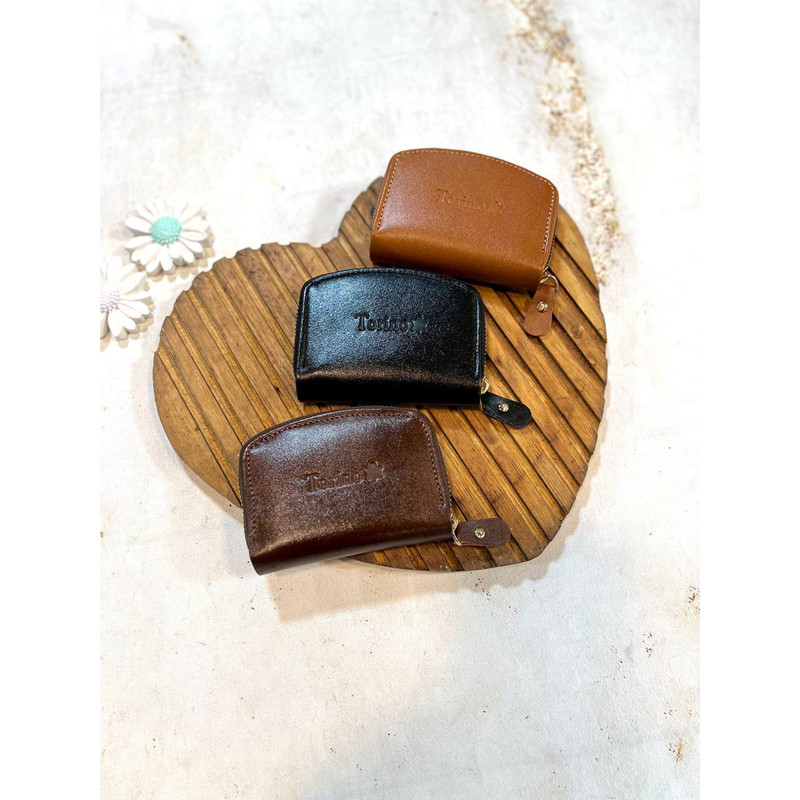 جاکارتی مردانه مدل چرم طبیعی آرتا کد JK-0150