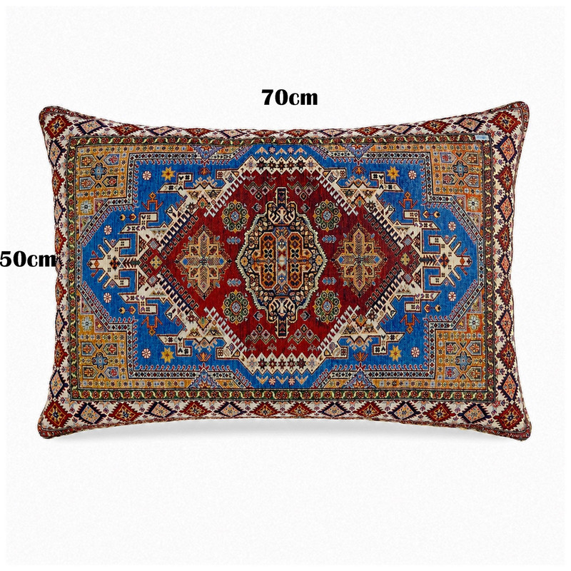 روبالشی مدل مخمل پورشه طرح کتیبه کد ROB-0056 سایز 70*50 سانتی متر بسته دو عددی