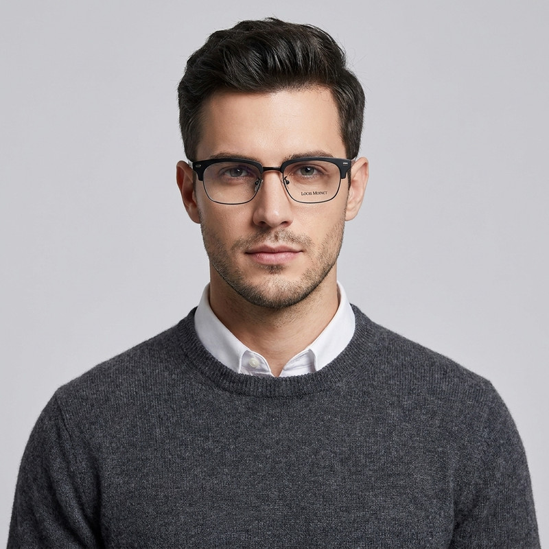 فریم عینک طبی زنانه و مردانه کلاب مستر قابل تعویض مدل L918s