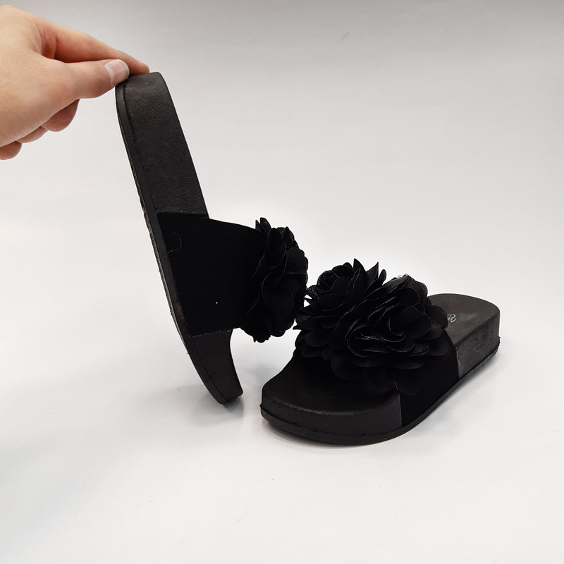 دمپایی زنانه نیکتا مدل L-030-Flower-Bl