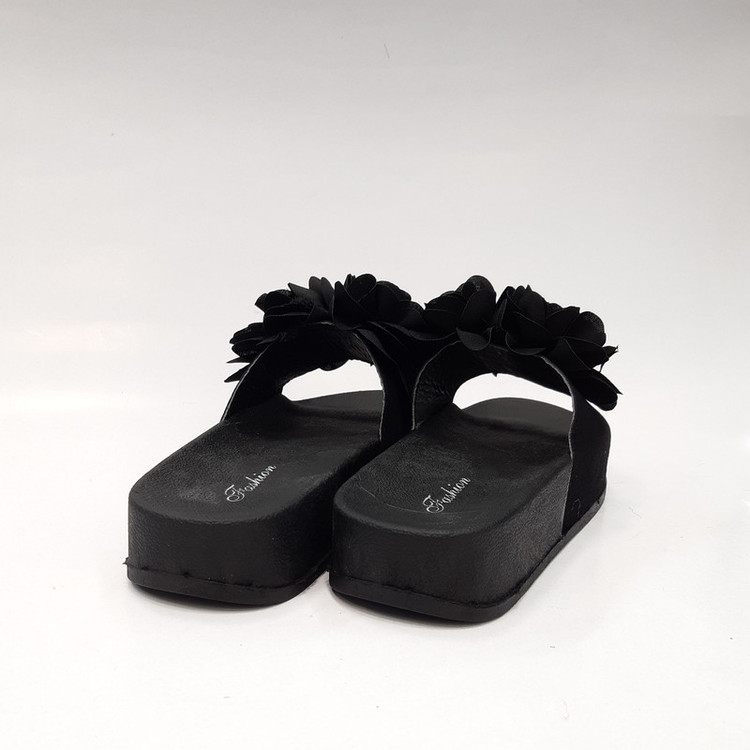 دمپایی زنانه نیکتا مدل L-030-Flower-Bl