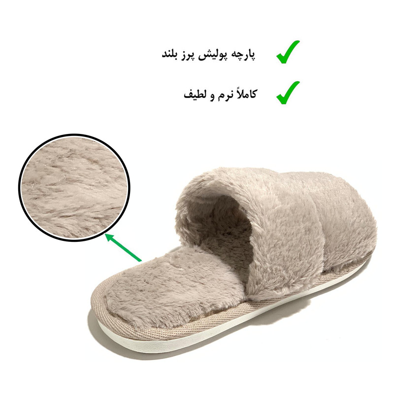 دمپایی حوله ای زنانه نیکتا مدل 440-2 کد RS-LGY-203