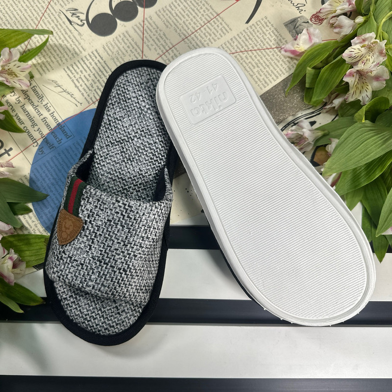 دمپایی حولهای نیکتا مدل باربد کد GR-02
