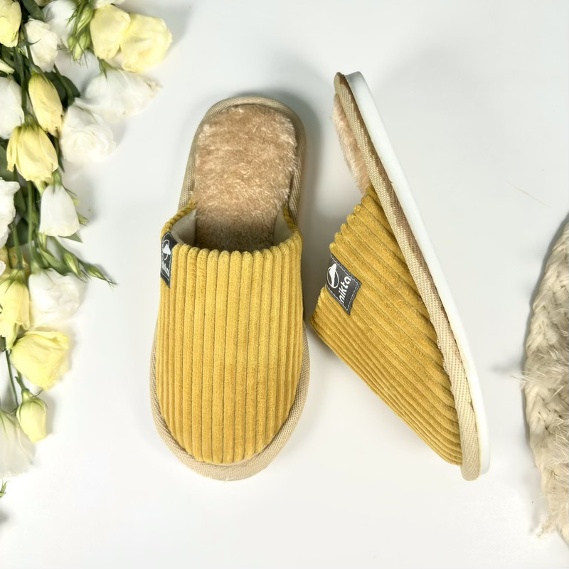 دمپایی حوله ای نیکتا مدل آوا کد Yell-01