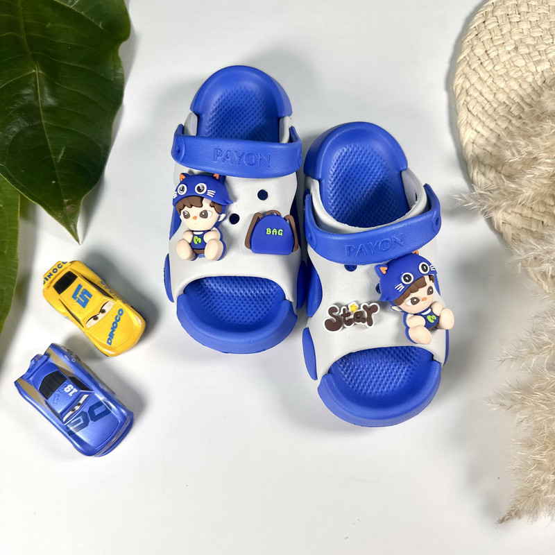 صندل پسرانه پایون مدل کاما کد Blu-02