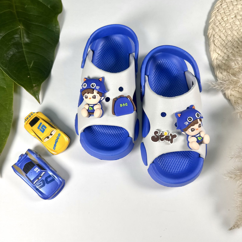 صندل پسرانه پایون مدل کاما کد Blu-02