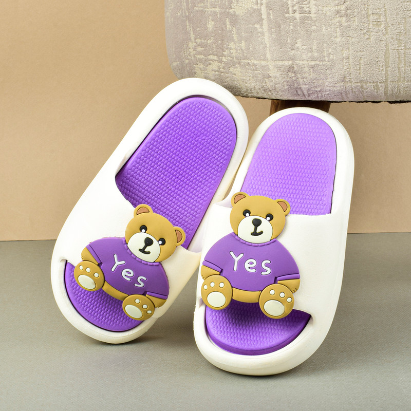 دمپایی دخترانه مدل YES TEDDY BNF.3650
