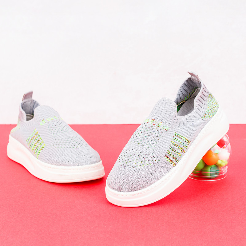 کفش راحتی مدل داتیس کشی ELF.GRY.3530