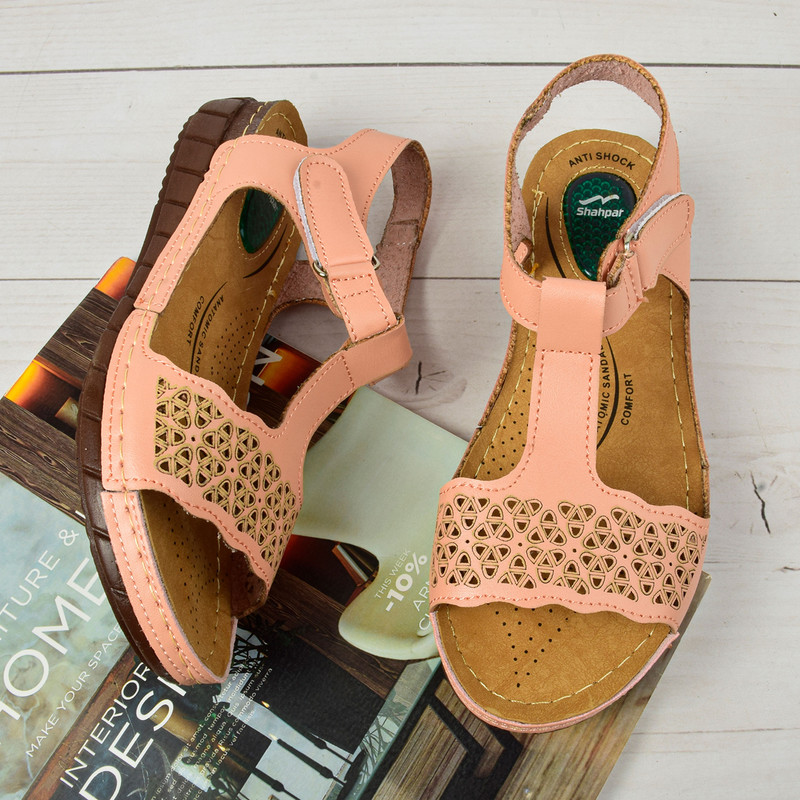صندل زنانه شهپر مدل طبی خار پاشنه کارلیا KLBS.2567