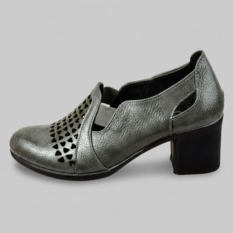 کفش پاشنهدار زنانه مدل ماریا تابستانی کد GRY.4190