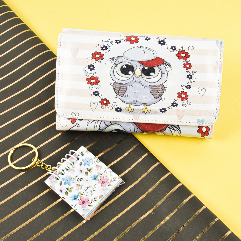 کیف پول زنانه مدل Cute OWL 8515