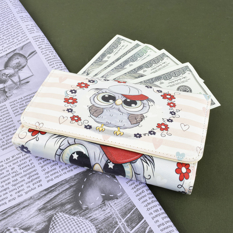 کیف پول زنانه مدل Cute OWL 8515