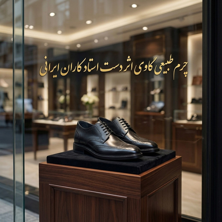 کفش رسمی مردانه مدل آرکا چرم طبیعی BK.6163